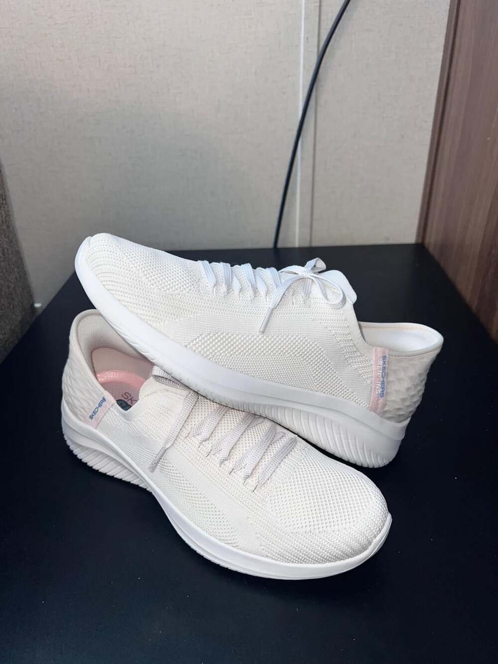 Skechers Hands Free Slip-ins Ultra Flex 3.0 Brilliant Path Women's Sneaker White - Picture 4 of 11